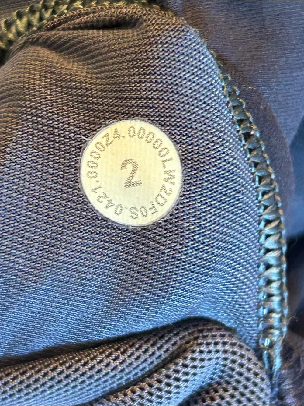 Lululemon Wunder Train Longline Bra Diamond Dye Naval Blue Size 2